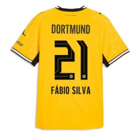 Borussia Dortmund Fabio Silva #21 Hemmakläder 2026-27 Kortärmad